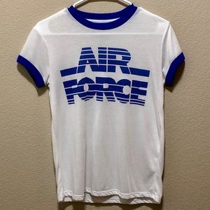 Air Force Graphic Ringer Style T-Shirt
